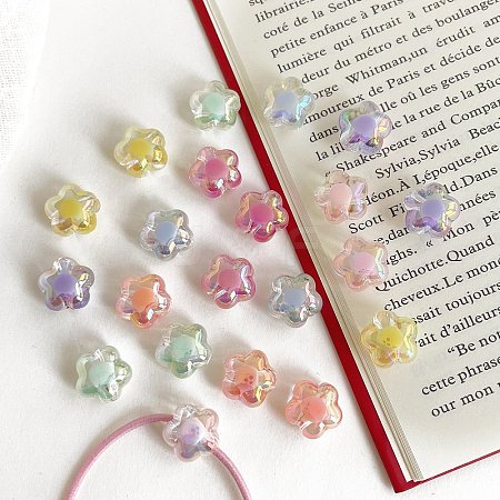 Transparent Acrylic Beads X-OACR-I013-08-1