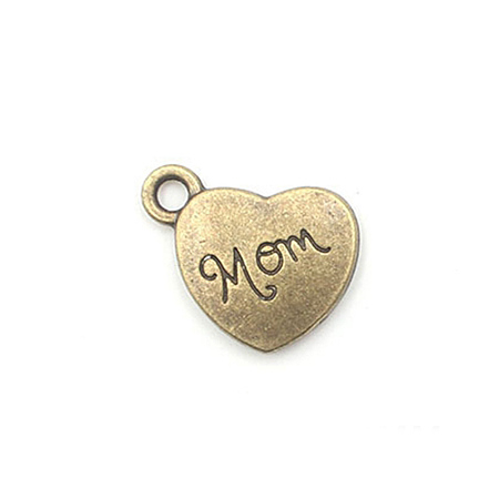 Heart Theme Tibetan Style Alloy Pendants PW-WG8919A-19-1