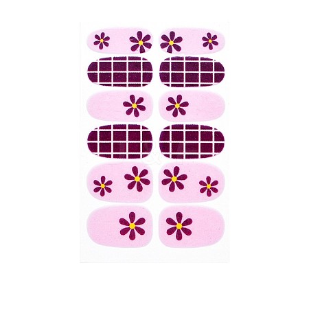Flower Series Full Cover Nail Decal Stickers MRMJ-T109-WSZ464-1