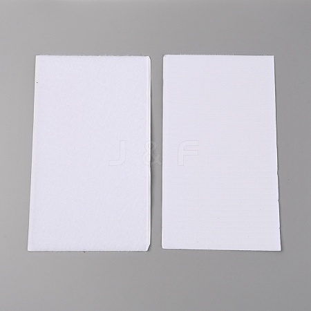 Rectangle Self Adhesive Polyester & Nylon Hook and Loop Tapes DIY-WH0223-94B-1