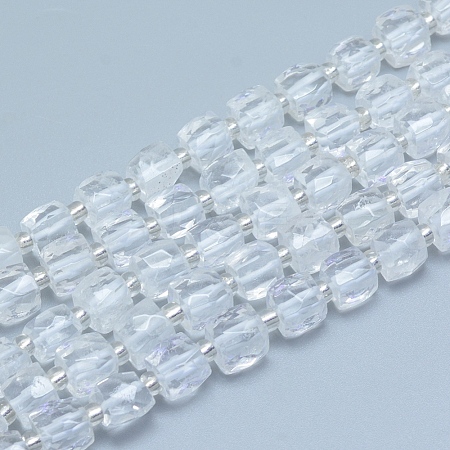 Natural Quartz Crystal Beads Strands G-L552D-15A-1