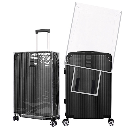 Transparent PVC Luggage Cover AJEW-WH20080-52P-1