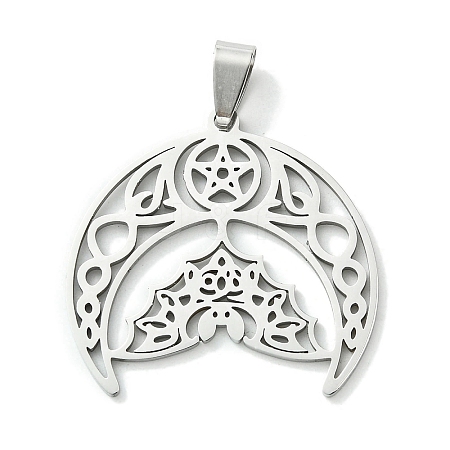 Non-Tarnish 201 Stainless Steel Pendants STAS-U003-14P-1