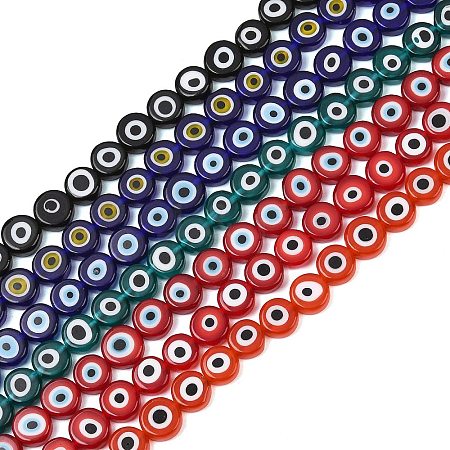 Handmade Evil Eye Lampwork Beads LAMP-C028-02-1