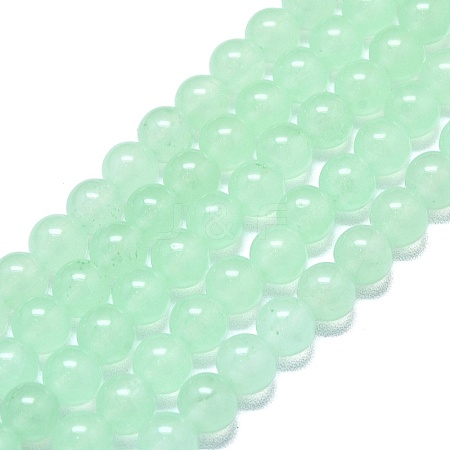 Natural Malaysia Jade Beads Strands G-L645-C01-4mm-12-1