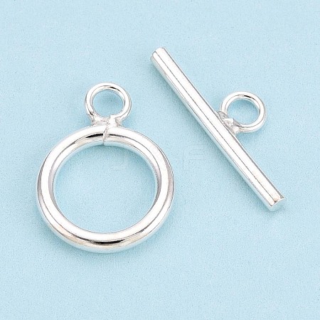 925 Sterling Silver Toggle Clasps STER-T008-51S-1