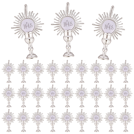 30Pcs Holy Grail Alloy Cabochons FIND-ME0002-69P-1