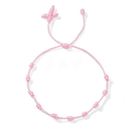 Bohemian Knotted Braided Nylon Cord Bracelets UQ5107-6-1