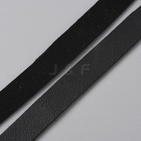 10M Flat Imitation Leather Cord LC-WH0003-08C-01-1