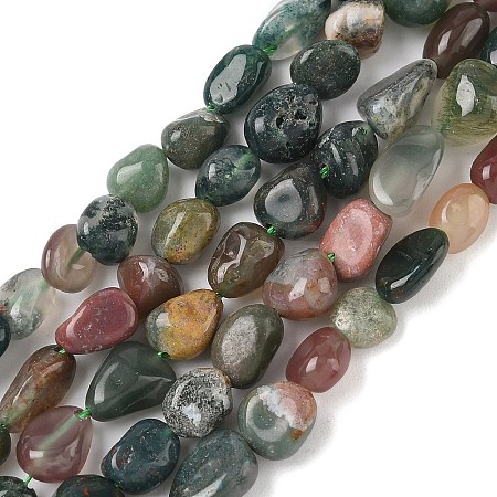 Natural Indian Agate Beads Strands G-F521-53-1