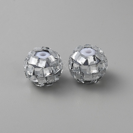 Plastic Rhinestone Beads KY-WH0001-060-1