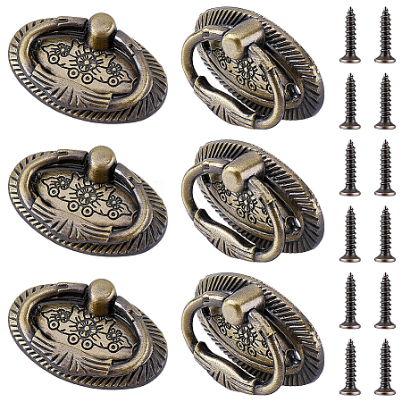 Zinc Alloy Cabinet Drawer Handle FIND-WH0367-100AB-1