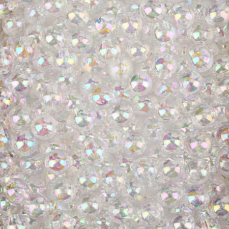 Eco-Friendly Transparent Acrylic Beads OACR-PA0001-30B-02-1