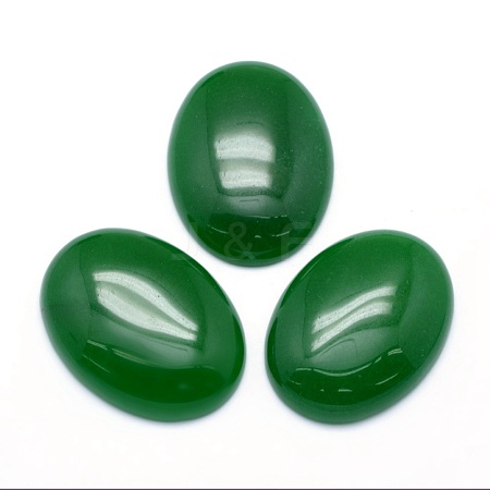 Natural Malaysia Jade Cabochons G-P393-I19-1