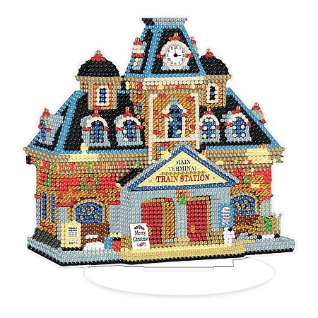 Christmas Theme House DIY Display Decoration Kits PW-WGE4A35-08-1