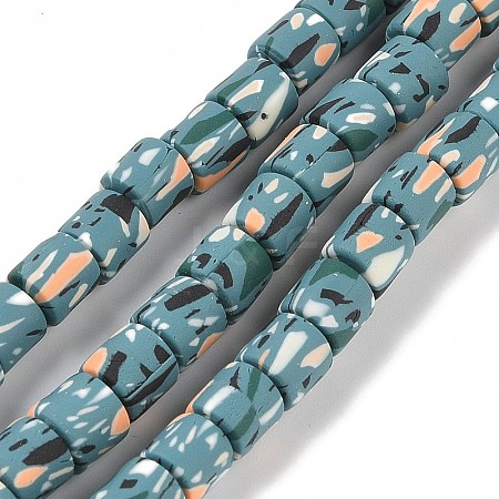 Handmade Polymer Clay Beads Strand X-CLAY-Z002-01Q-1