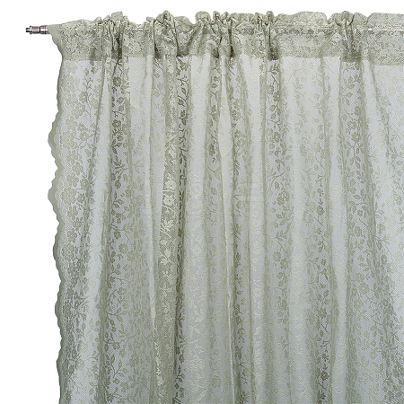 2Pcs Polyester Lace Fabric DIY-MA0007-14C-1