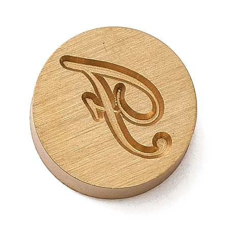Golden Tone Brass Letter Stamps LS-KK-R005-01F-1