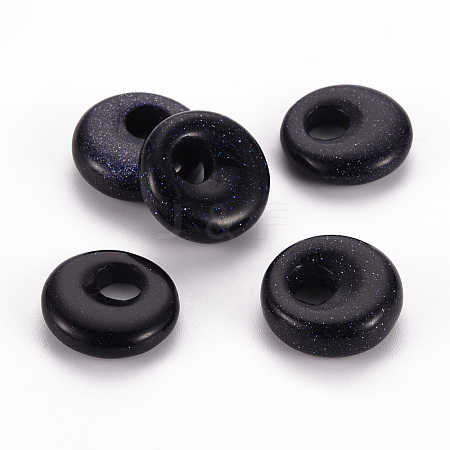 Synthetic Blue Goldstone Pendants G-T122-67B-1