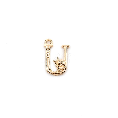 Brass Micro Pave Cubic Zirconia Charms KK-TAC0004-04U-1