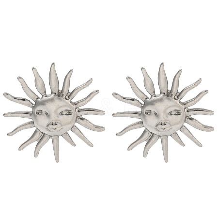 Non-Tarnish 304 Stainless Steel Ear Studs EJEW-P291-08P-1