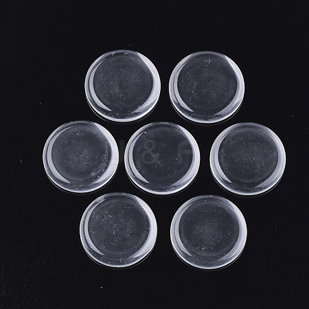 Transparent Glass Cabochons GGLA-Q043-01-1