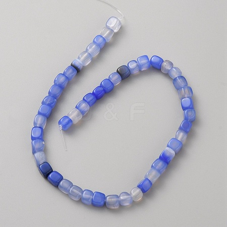 Natural Agate Beads Strands G-TAC0012-03-1