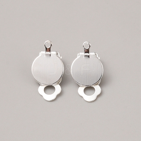 Iron Clip-on Earring Finding FIND-WH0152-540S-1