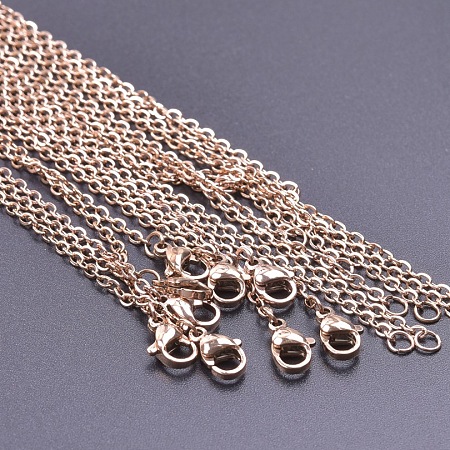 2MM Unisex 304 Stainless Steel Cable Chain Necklaces VJ7708-3-1