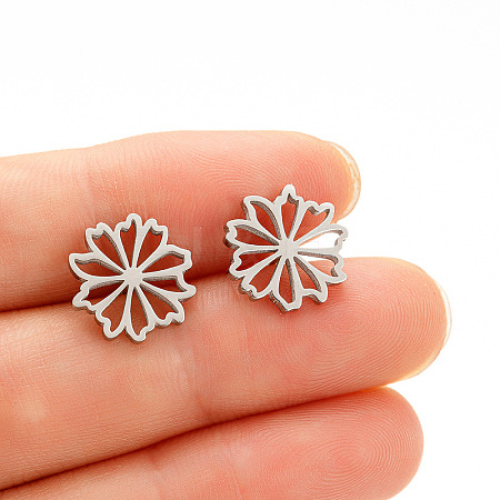 Valentine's Day 304 Stainless Steel Stud Earrings WGDCE41-04-1