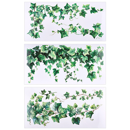 3 Sheets 3 Styles PVC Waterproof Decorative Stickers DIY-WH0404-044-1