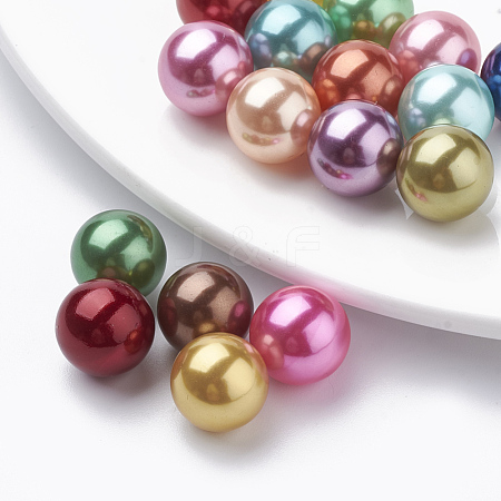 Eco-Friendly Plastic Imitation Pearl Beads MACR-S277-2mm-C-1