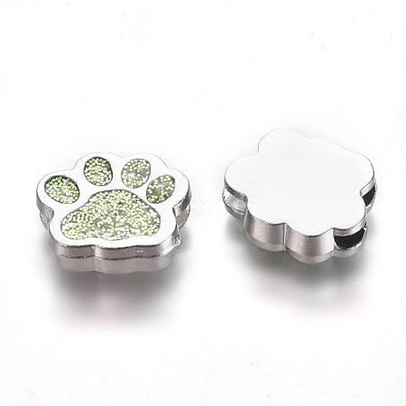 Alloy Enamel Slider Charms ENAM-WH0047-11C-1