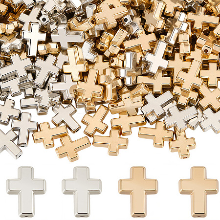 300Pcs 2 Colors CCB Plastic Beads FIND-SP0003-30-1