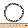 Synthetic Non-magnetic Hematite Beaded Stretch Bracelets BJEW-D446-B-22-6