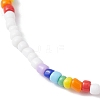 Glass Seed Beaded Stretch Bracelets BJEW-JB09975-01-3