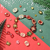 204Pcs Acrylic Beads OACR-SC0002-43-5