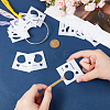 50Pcs Square Acrylic Embroidery Thread Organizer DIY-OC0012-63-3