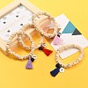 Stretch Charm Bracelets BJEW-JB05522-2