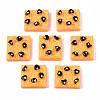 Opaque Epoxy Resin Cabochons CRES-S358-49-1