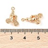 Brass Pendants KK-Q816-21G-3