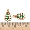 304 Stainless Steel Enamel Pendants STAS-L300-012G-02-3