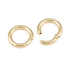 Brass Twister Clasp KK-Z146-04G-01-2