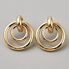 Iron Twist Knot Stud Earrings for Women EJEW-WH0004-106B-1
