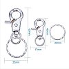 Iron Swivel Clasps with Key Rings IFIN-PH0023-12P-2
