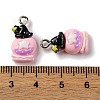 Halloween Theme Opaque Resin Pendants RESI-D075-02D-3