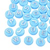 Plating Opaque Acrylic Beads MACR-SZ0001-46C-2