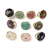 Natural Gemstone Cuff Rings GG-CBA5FCC-02G-2
