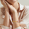 8Pcs 8 Colors Microfiber Cord Slider Bracelets BJEW-UN0001-86-5