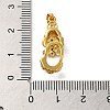 Brass Cubic Zirconia Pendants KK-K275-17G-3